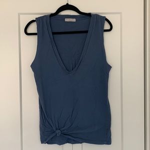 Truly Madly Deeply Low V Muscle tank
